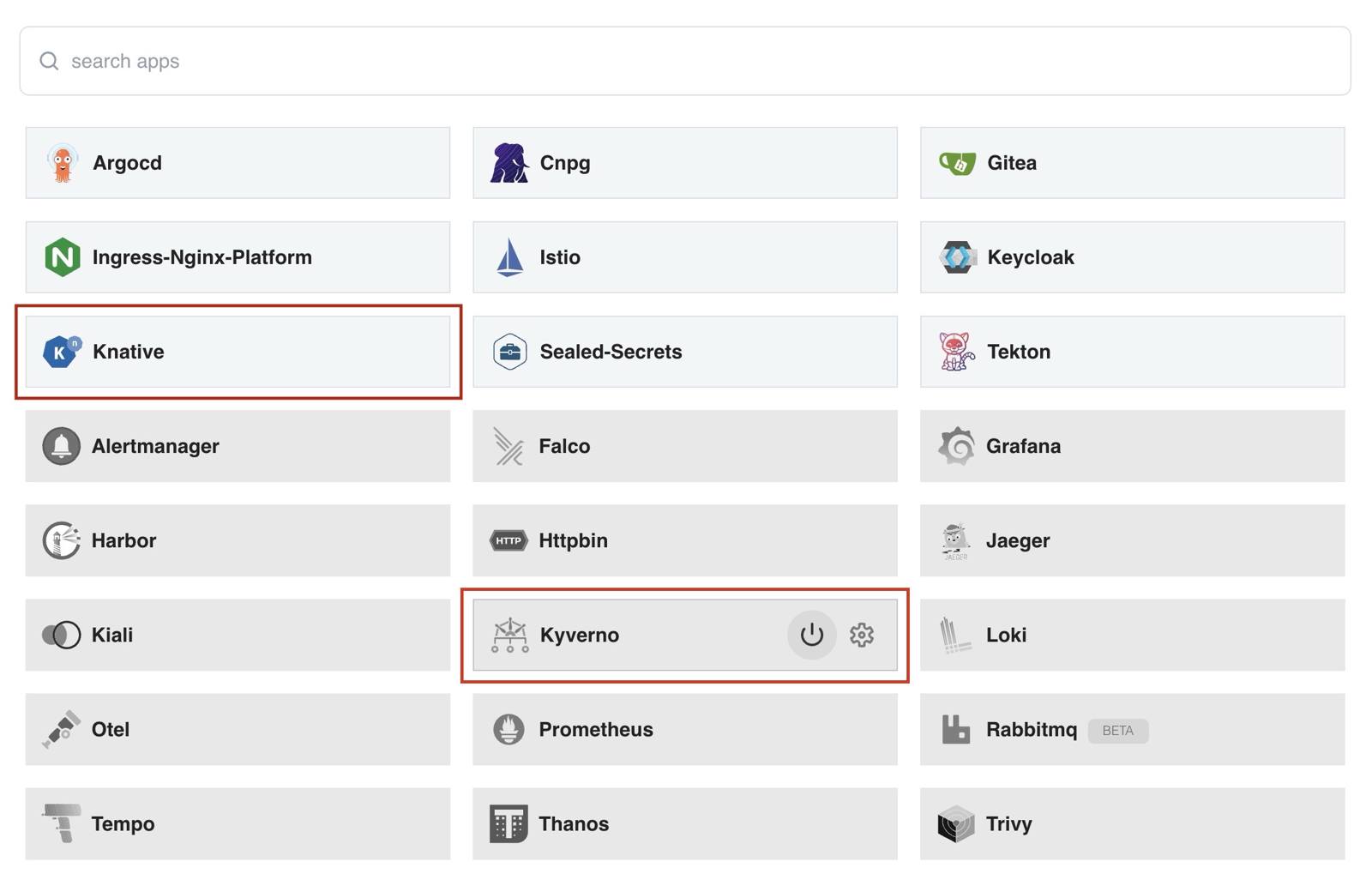 Enable Knative and Kyverno